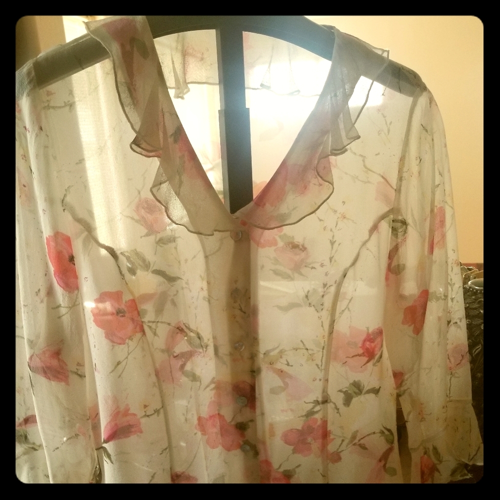 Beautiful ruffled blouse